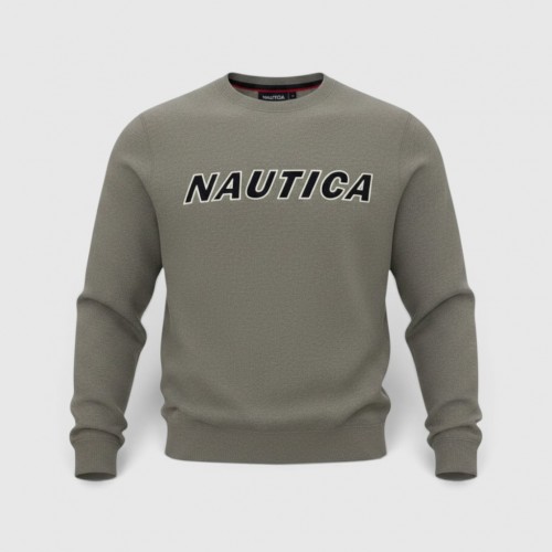 Nautica Logo Crewneck Φούτερ Γκρι / Pre-Owned